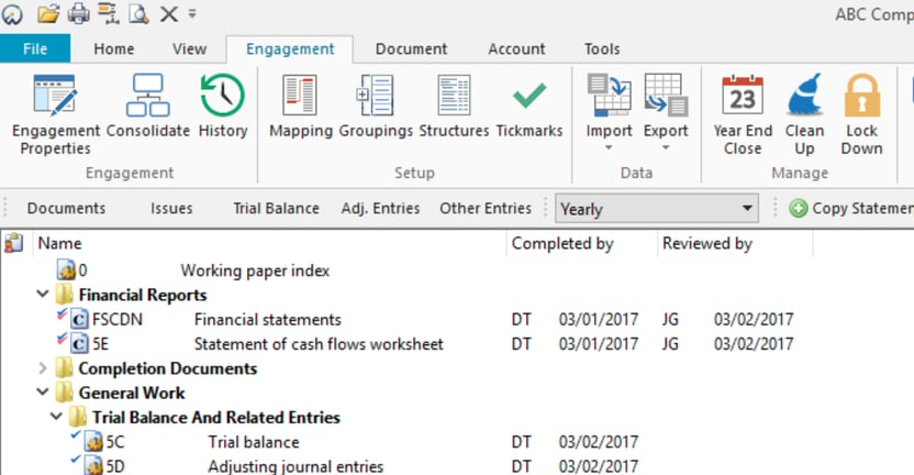 COmpleted columns added to the Document Manager