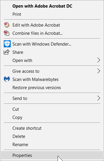 File dialog